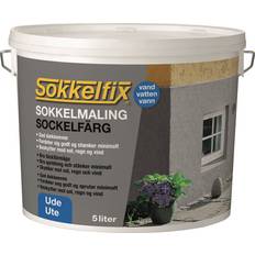 Betonmaling - Udendørs maling Skalflex Socket Betonmaling Sort 5L