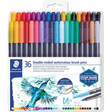 Pensler Staedtler 3001 Double Ended Watercolour Brush Pen 36-pack