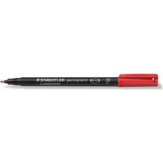 Tekstilpenne Staedtler Lumocolor Permanent Pen F 318 Red 0.6mm
