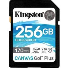 256 GB - Class 10 - SDXC - V30 Hukommelseskort Kingston Canvas Go! Plus SDXC Class 10 UHS-I U3 V30 170/90MB/s 256GB