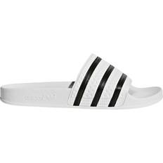 48 ½ - Hvid - Unisex Hjemmesko & Sandaler adidas Adilette - White/Core Black/White