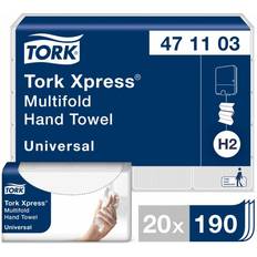 Tork Toilet- & Husholdningspapir Tork Xpress Multifold 3800-pack