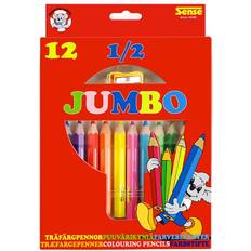 Sense Kuglepenne Sense Crayons 1/2 Jumbo 12-pack