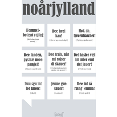 Dialægt Nordjylland Plakat 50x70cm