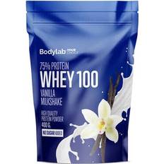 Glycin - Mælkeproteiner Proteinpulver Bodylab Whey 100 Vanilla Milkshake 400g