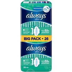 Always Intimhygiejne & Menstruationsbeskyttelse Always Ultra Normal with wings Size 1 26-pack