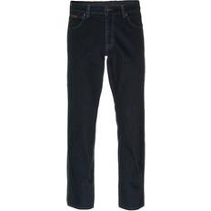 14 - Blå - XS Tøj Wrangler Texas Low Stretch Jeans - Blue/Black