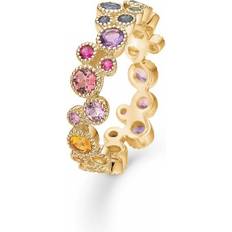 Dame Ringe Mads Z Poetry Luxury Rainbow Ring - Gold/Multicolour