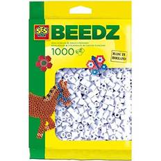 SES Creative Perler SES Creative Beedz Iron on Beads White 1000pcs 00700