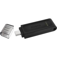 64 GB - USB 3.2 (Gen 1) - USB Type-A USB Stik Kingston USB 3.2 Data Traveler 70 64GB