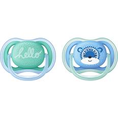 Philips Pink Sutter & Bidelegetøj Philips Avent Ultra Air Pacifiers 6-18m 2-pack