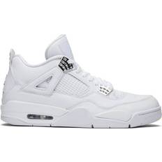Nike Air Jordan 4 Sneakers Nike Air Jordan 4 Retro M - White/Metallic Silver-Pure Platinum