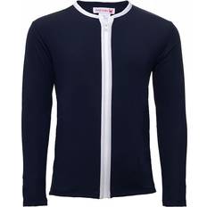 Drenge - UV-beskyttelse UV-trøjer Petit Crabe Etoile Zipper Swim Shirt L/S - Blue (6-BL)