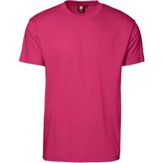 Bomuld - Knapper - Pink Tøj ID T-Time T-shirt - Pink