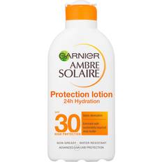 Garnier Flasker Solcremer Garnier Ambre Solaire Protection Lotion 24H Hydration SPF30 200ml