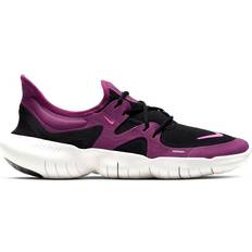 Nike Syntetisk Løbesko Nike Free Run 5.0 W - Black/Pink Blast/True Berry