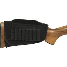 Grey Oak Buttplate Riser with Cartridge Holder