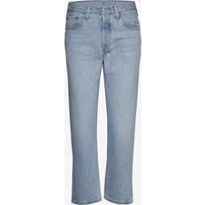 Levi's Dame - W33 Bukser & Shorts Levi's 501 Crop Jeans - Light Indigo/Worn in