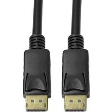 DisplayPort-kabler - Guld LogiLink DisplayPort-DisplayPort 1.4 2m