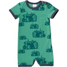 Playsuits Børnetøj Fred's World Farming Summer Romper with Tractor Print - Green (1583035600-018602201)
