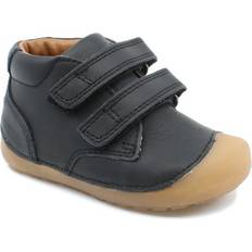 Lær at gå-sko Børnesko Bundgaard Petit Velcro - Black/Gum