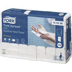 Tork Toilet- & Husholdningspapir Tork Xpress Soft Multifold H2 2-lags Håndklædeark 2310 ark (100288)