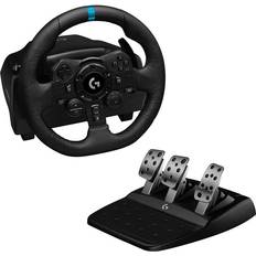 Bevægelsesstyring - PlayStation 4 Spil controllere Logitech G923 Driving Force Racing PC/PS4 - Black