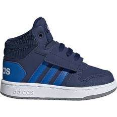 Adidas Blå Sneakers adidas Infant Hoops 2.0 Mid - Dark Blue/Blue/Cloud White