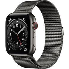 Apple Watch Series 6 Smartwatches Apple Watch Series 6 Cellular 44mm Stainless Steel Case with Milanese Loop