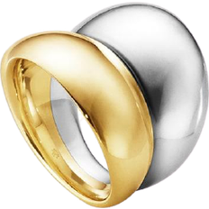 Georg Jensen Dame - Sølv Ringe Georg Jensen Curve Ring - Gold/Silver