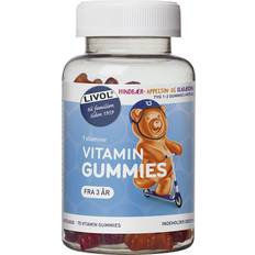D-vitaminer Vitaminer & Mineraler Livol Vitamin Gummies Fruit 75 stk