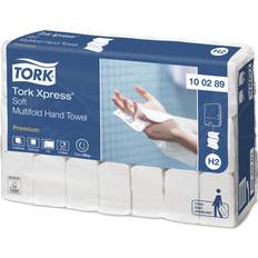 Tork Toilet- & Husholdningspapir Tork Xpress Soft Multifold H2 2-lags Håndklædeark 3150 ark (100289)