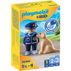 Playmobil Politi Figurer Playmobil Politibetjent med Hund 70408