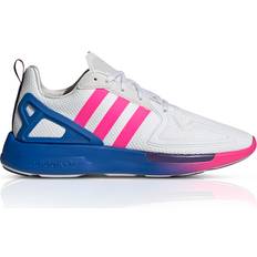 Adidas 2,5 - 42 ⅔ - Dame Sneakers adidas ZX 2K Flux W - Crystal White/Shock Pink/Blue