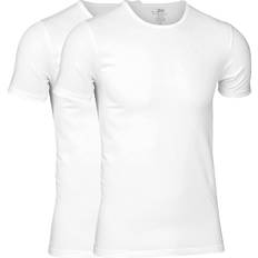 Herre - Hvid - Skaljakker Tøj JBS Bamboo T-shirt 2-pack - White