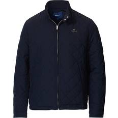Gant 26 - Slim Tøj Gant Quilted Windcheater Jacket - Evening Blue