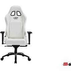Justerbare armlæn Gamer stole på tilbud L33T E-Sport Pro Comfort Gaming Chair - White