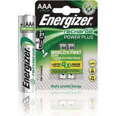 AAAA (LR61) Batterier & Opladere Energizer Rechargeable AAA Power Plus 2-pack