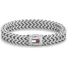 Tommy Hilfiger Braided Bracelet - Silver