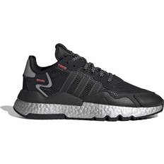Adidas 2,5 - 42 ⅔ - Dame Sneakers adidas Nite Jogger W - Core Black/Shock Red/Silver Metallic