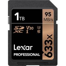 1 TB Hukommelseskort & USB Stik LEXAR Professional SDXC Class 10 UHS-I U3 633x 1TB