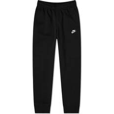 L - Sort - Unisex Bukser Nike Sportswear Club Fleece Joggers - Black/White