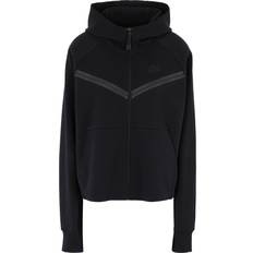 14 - Dame - S Overdele Nike Sportswear Tech Fleece Windrunner Full-Zip Hoodie - Black