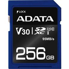 256 GB - Class 10 - SDXC - V30 Hukommelseskort Adata Premier Pro SDXC Class 10 UHS-I U3 V30 95 / 60MB / s 256GB