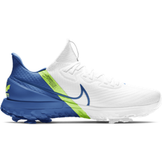 45 - Strikket stof - Unisex Golfsko Nike Air Zoom Infinity Tour - White/Volt/Baseball Blue