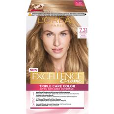 L'Oréal Paris Permanente hårfarver L'Oréal Paris Excellence Crème #7.31 Golden Beige Blonde