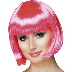 Korte parykker Kostumer Boland Wig Cabaret Pink