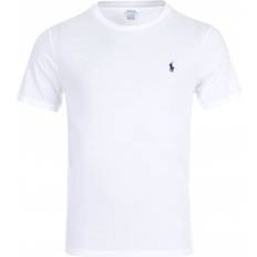 Polo Ralph Lauren Bomuld - Herre T-shirts Polo Ralph Lauren Custom Slim Fit Cotton T-shirt - White