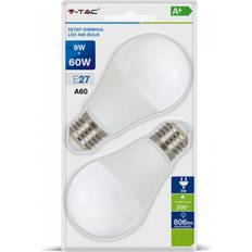 V-TAC Lyskilder V-TAC 7288 LED Lamps 9W E27 2-pack