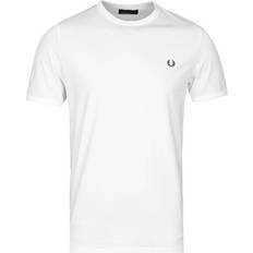 Fred Perry Herre Tøj Fred Perry Ringer T-shirt - White